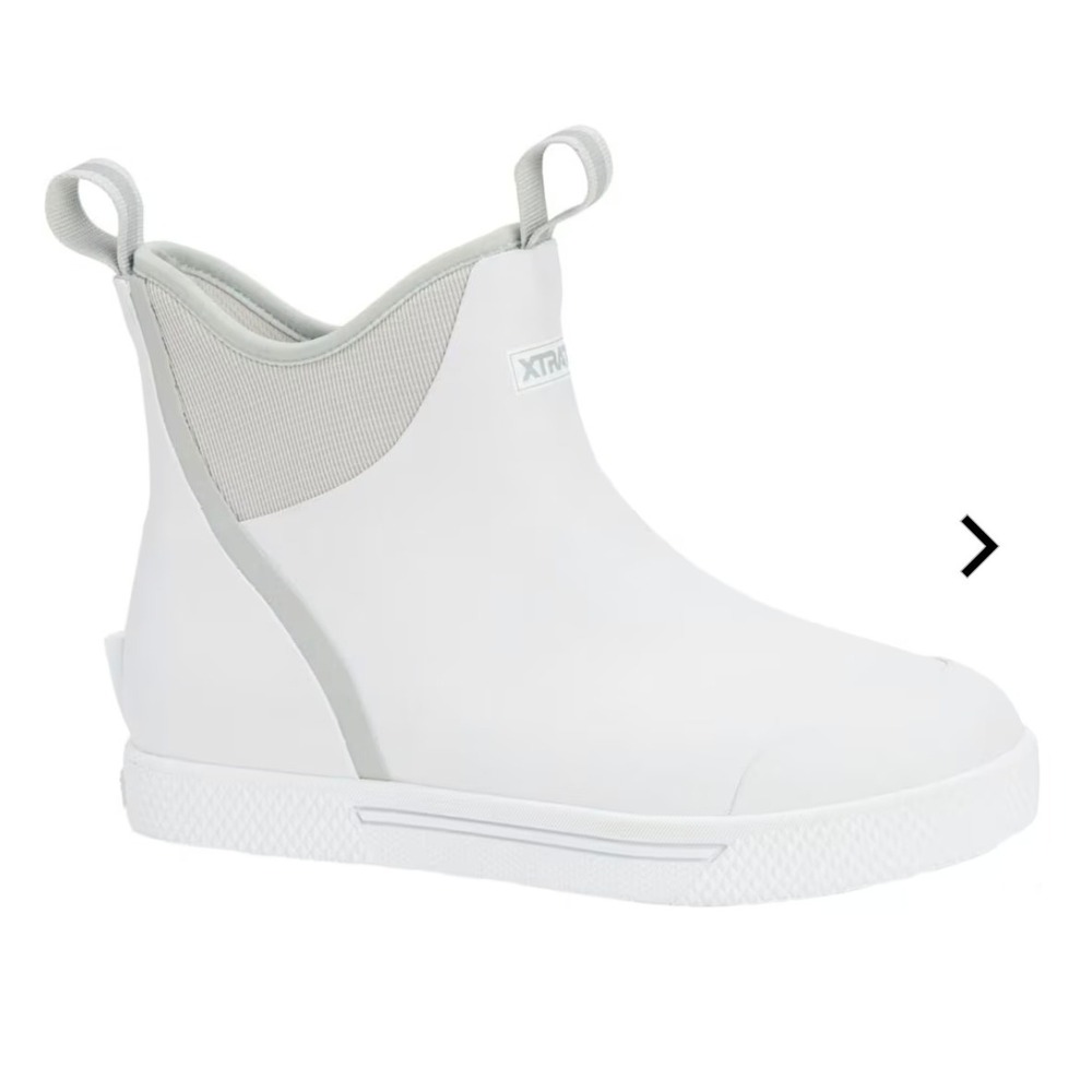 NWT XTRATUF Mens Wheelhouse Ankle Deck Boots‎ White size 9